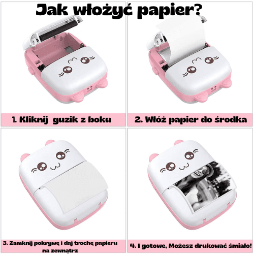 Mini drukarka do telefonu (Bluetooth)